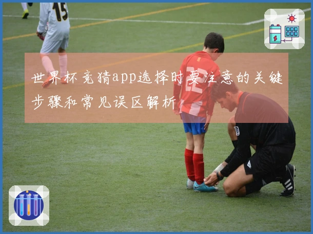 世界杯竞猜app选择时要注意的关键步骤和常见误区解析