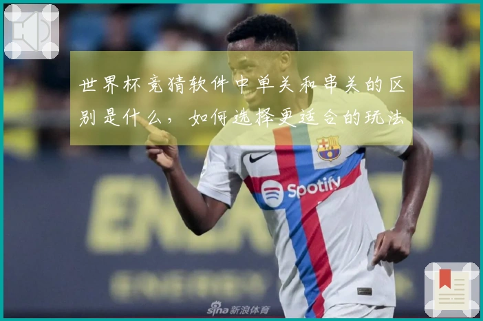 世界杯竞猜软件中单关和串关的区别是什么，如何选择更适合的玩法？