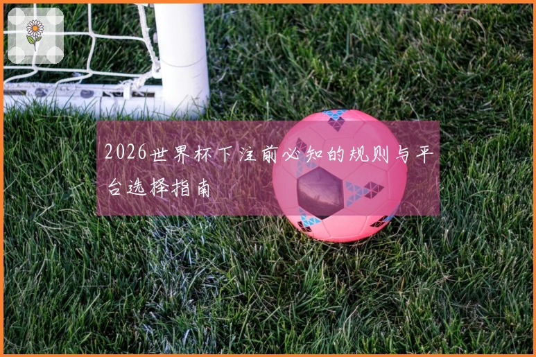 2026世界杯下注前必知的规则与平台选择指南